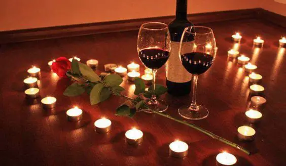 Night Bedroom Candles | Wine candles rose, tips romantic night in: 
