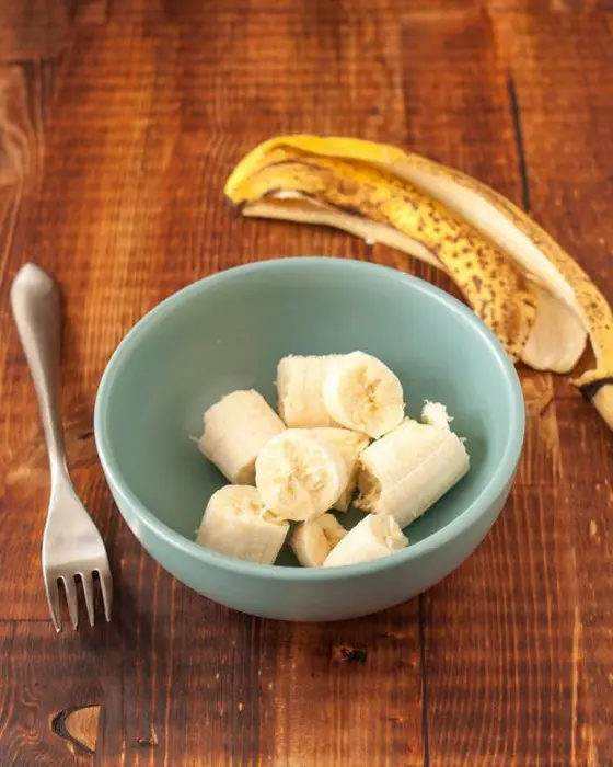 tortitas de plátano: preparar merienda saludable durante 2 minutos de los dos ingredientes