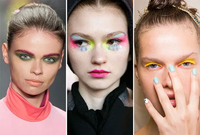 maquilladores se aconseja pintar los ojos en todos los colores del arco iris
