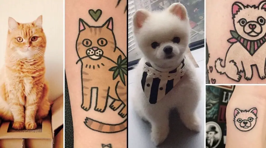 11 divertidos tatuajes de tus mascotas