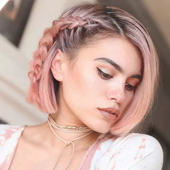 23 Trendy Rose Gold Hair Color Ideas: 