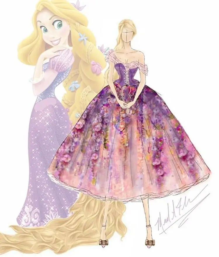 vestidos de princesas disney