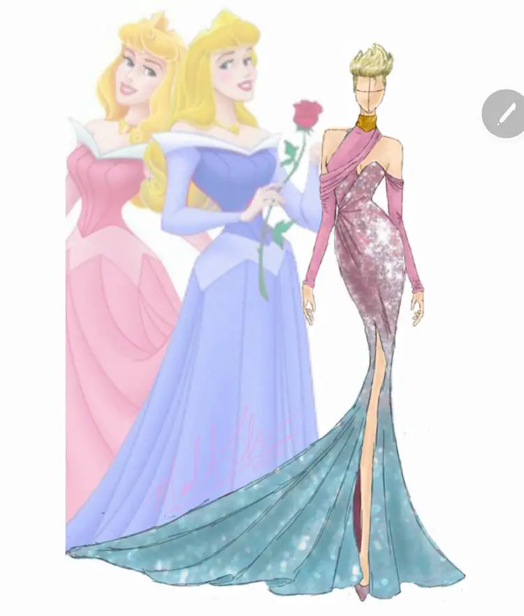 vestidos de princesas disney