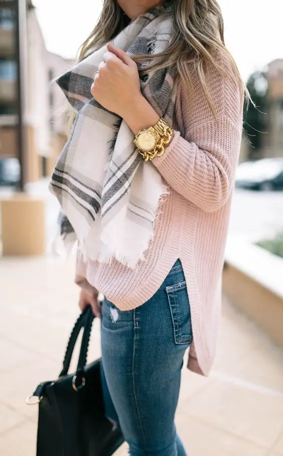 24 Style Trends for Attorneys Plaid Scarf