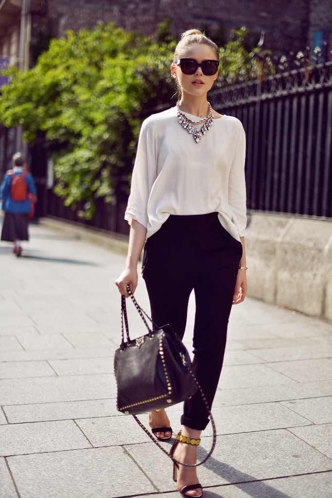 30+ Outfits Blanco y Negro te
