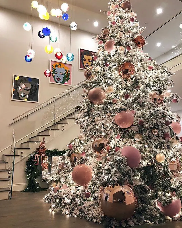 árboles de navidad de celebridades