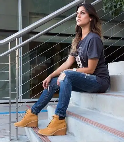 outfit timberland mujer