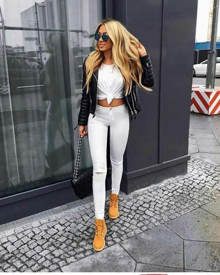 31 Ideas de Outfits con Botas Timberland de Mujer
