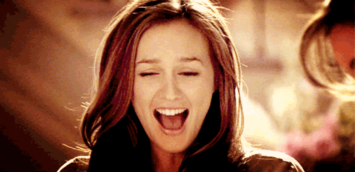 Resultado de imagen para chica feliz gif