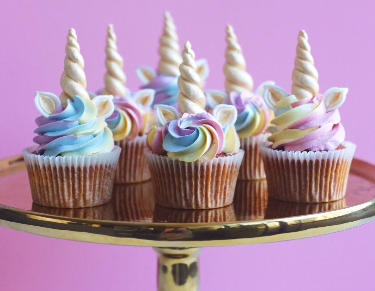 30+ Fantásticos Cupcakes de Unicornio super Fáciles de Hacer