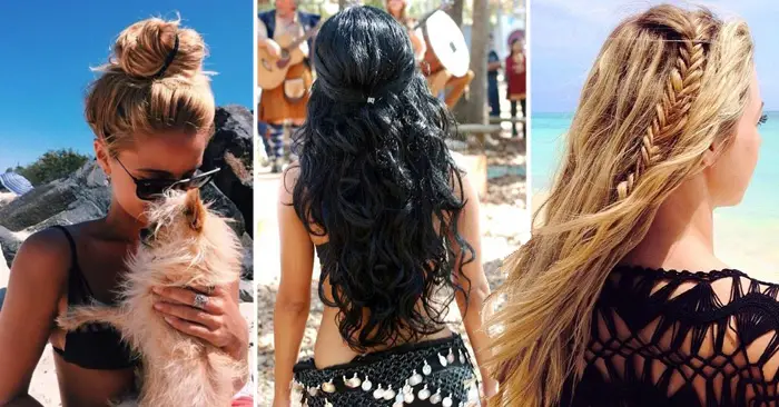 10+ Ideas de Peinados Perfectos para la Playa o Piscina