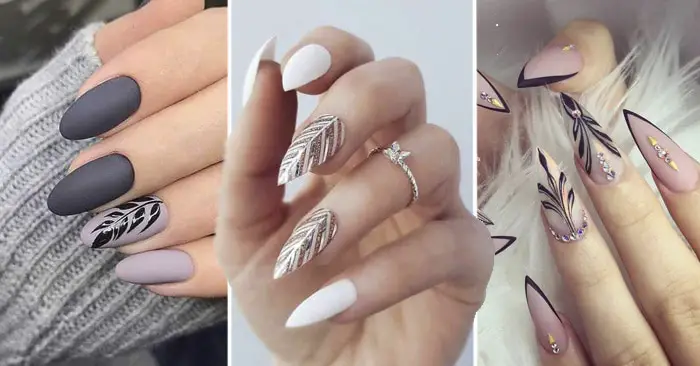 27+ Mejores Diseños de Uñas con Hojas que te Encantarán