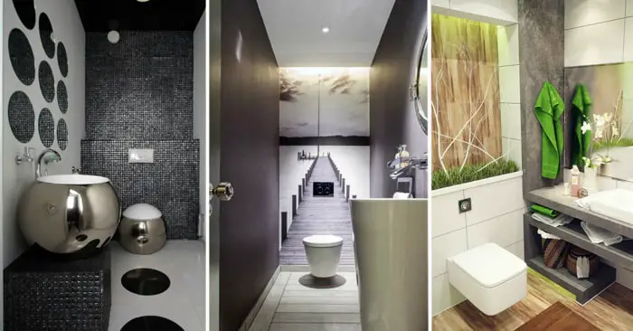 17 Diseños de Baños Pequeños Audaces y Originales