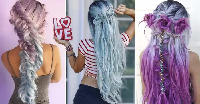 Tendencias Fantásticas de Peinados de Colores (2018)
