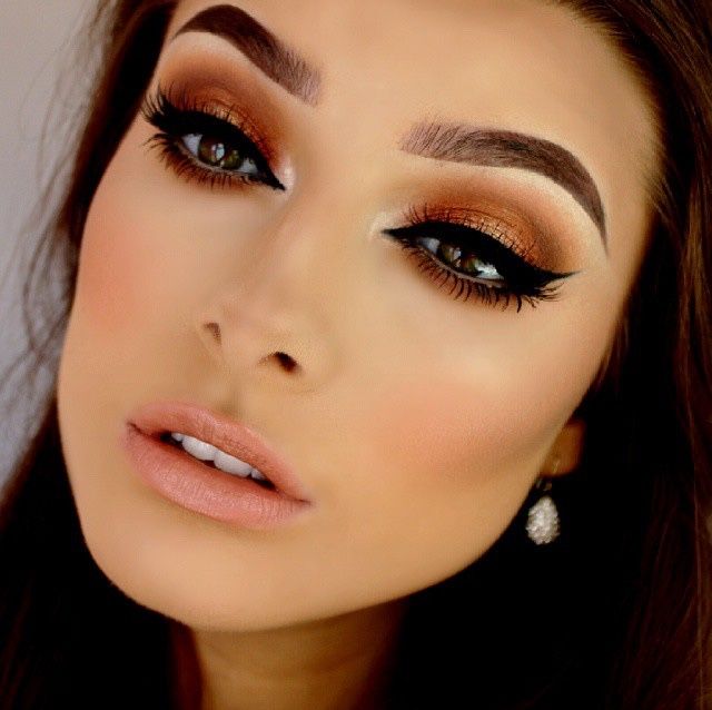 Resultado de imagen para brown eye makeup girl