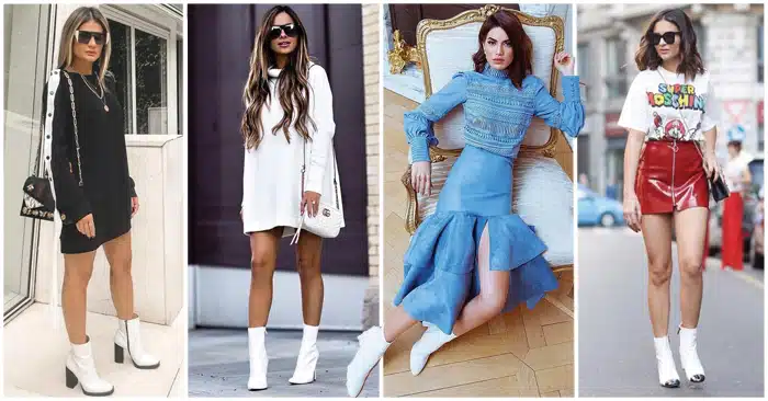 33 outfit con botas blancas para Lucir como una 'Fashion Girl'