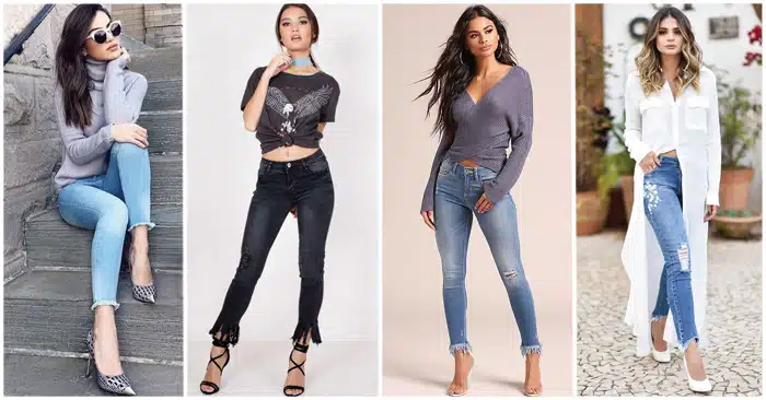 Outfits con Jeans y Tacones • 32 Ideas para lucir Perfecta