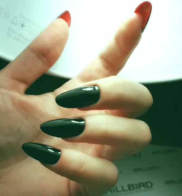 Ideas for nail design - black nail design