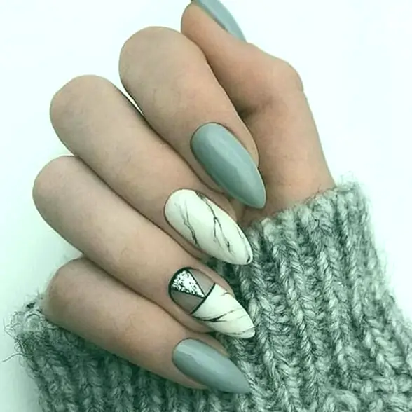 nail designs marble