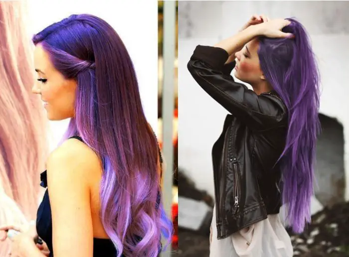 Resultado de imagen para cabello violeta
