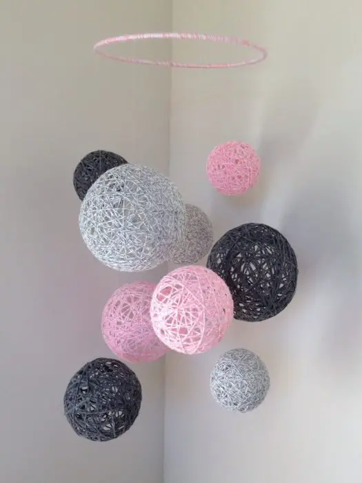 decoración de bolas de soga