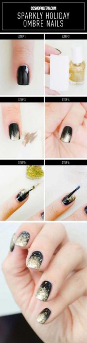 Gradient ombre effect nails - https://noticiastu.com/belleza-moda/unas-degradadas-efecto-ombre/