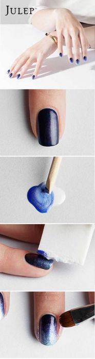 Gradient ombre effect nails - https://noticiastu.com/belleza-moda/unas-degradadas-efecto-ombre/