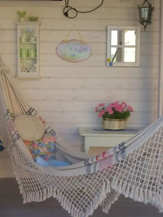 shabby back porch | shabby chic hammock | Shabby Chic / Hammock.