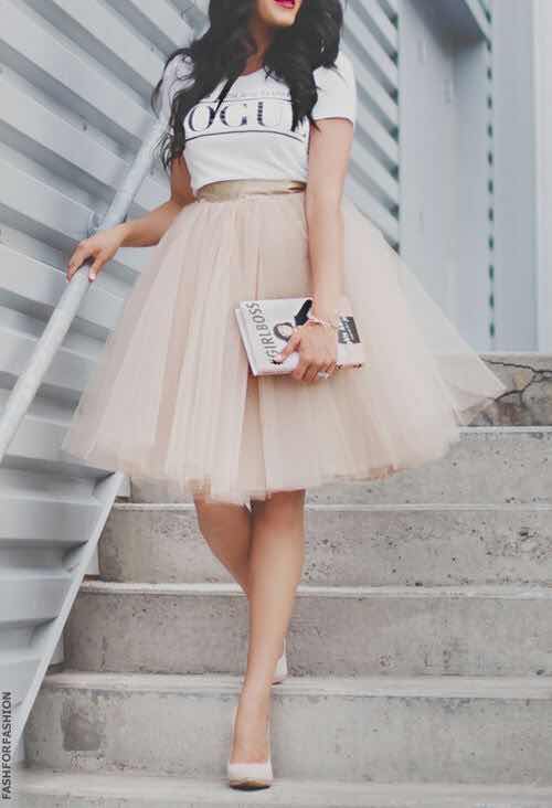26 Outfits With Circular Tulle Skirt To Look Elegant And Fashionable Trendy Queen Leading 8330