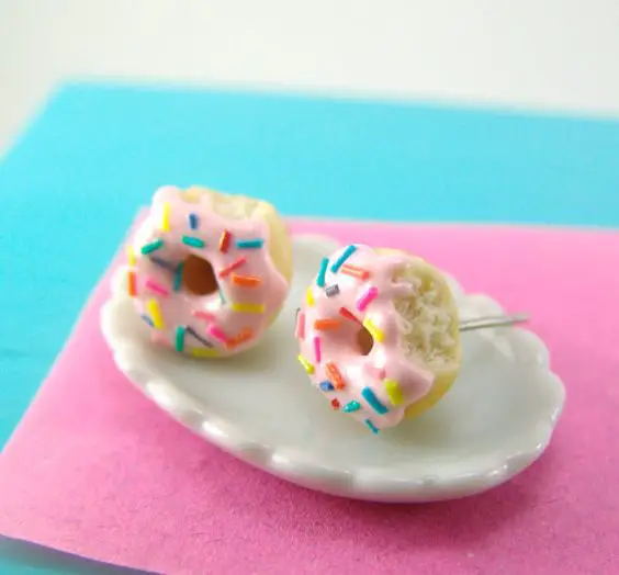 These sprinkle donut earrings: | 39 Accessories That Look Exactly Like Your Favorite Food