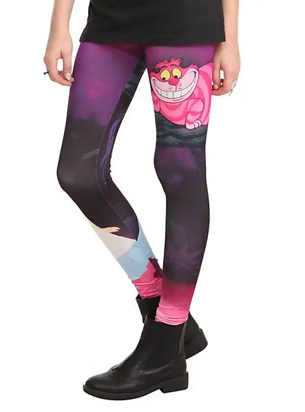 For the Alice 10k? Disney Alice In Wonderland Alice And Cheshire Cat Leggings 3XL | Hot Topic: 