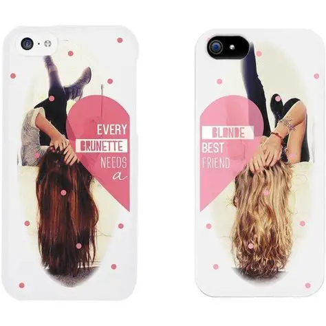 Amazon Every Brunette Needs a Blonde Best Friend BFF Phone Cases for iphone 4, iphone 5, iphone 5C, iphone 6, iphone 6 plus, Galaxy S3, Galaxy S4, Galaxy S5, H…