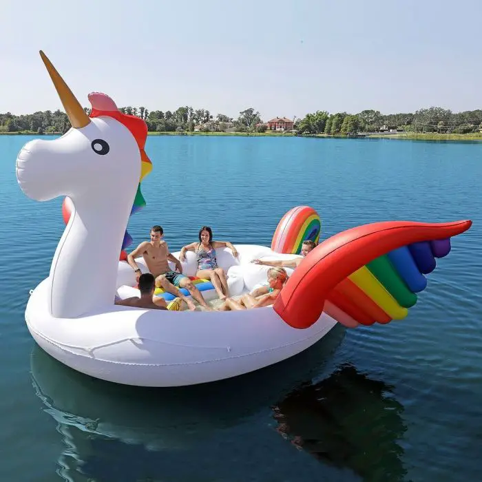 Resultado de imagen para inflatable island unicorn