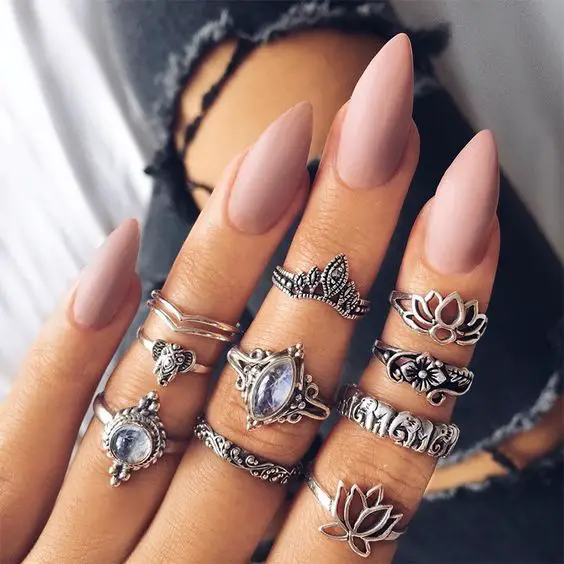 10 pcs /set Vintage Silver Color Ring Sets Antique Midi Finger Rings for Women Steampunk Turkish Party Boho Knuckle Ring Price: 2.90 & FREE Shipping #bohogipsy #Boho #Bohochic