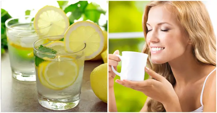 drinks to detoxify the body - Warm Water with Lemon