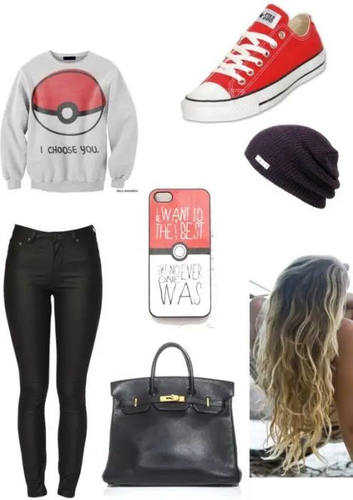 Its me Antonia who liked this Outfit but its based on Pokémon so I think I will count it as my Brothers Favorite!!: 