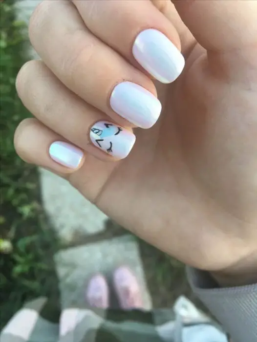 Uñas de Unicornio Cute unicorn nails