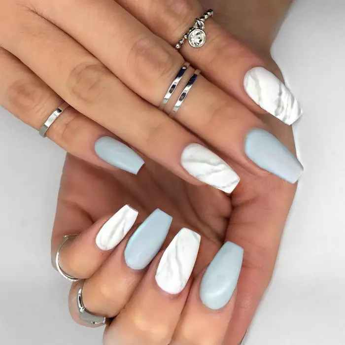 Resultado de imagen para marble nails