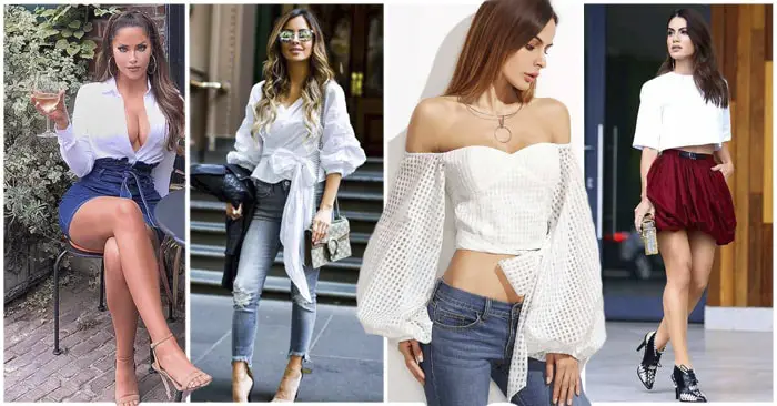 outfit camisa blanca mujer
