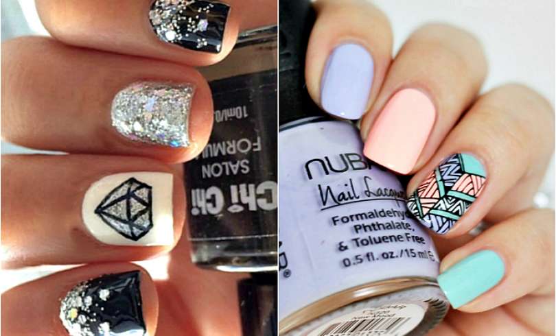 17 simples fantásticas ideas de diseños para las uñas
