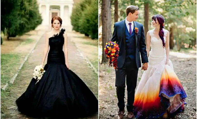 17 inusuales vestidos de boda para novias modernas