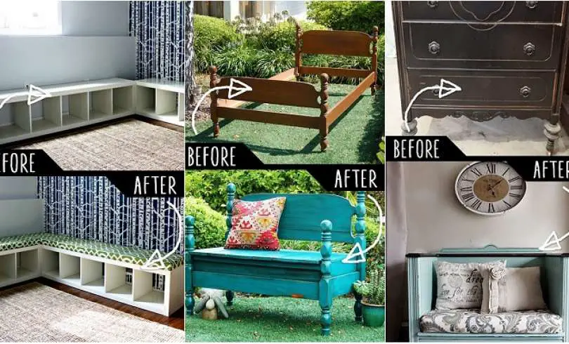 31 transformaciones de cosas antiguas para decorar cualquier hogar