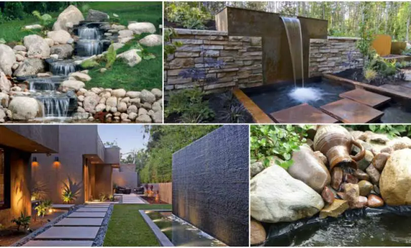 20 Cascadas Decorativas para crear un Lindo Oasis en tu Hogar