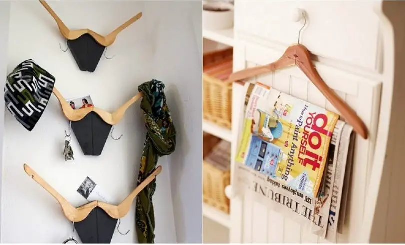 Ideas para convertir ganchos de ropa convencionales en objetos para el hogar