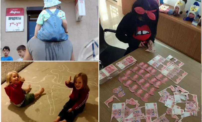 Fotos que muestran hasta donde pueden llegar las travesuras de nuestros hijos