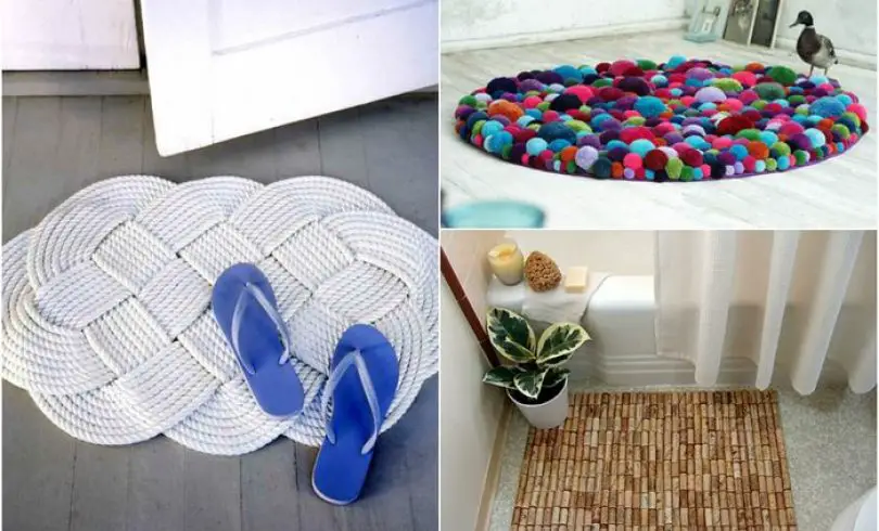 7 hermosas alfombras fáciles de hacer con sus propias manos