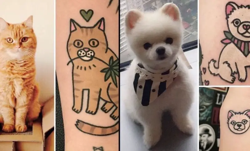 11 divertidos tatuajes de tus mascotas