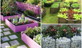 15 ideas brillantes para decorar el jardín con macizos de flores