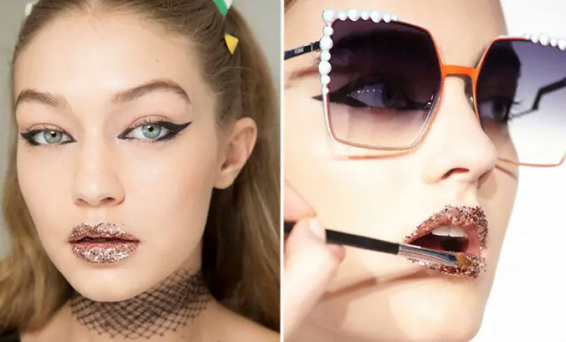 Glitter lips: 20 ideas on how to wear your glitter lips