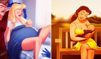 Cómo se verían las princesas de Disney si fueran mamás